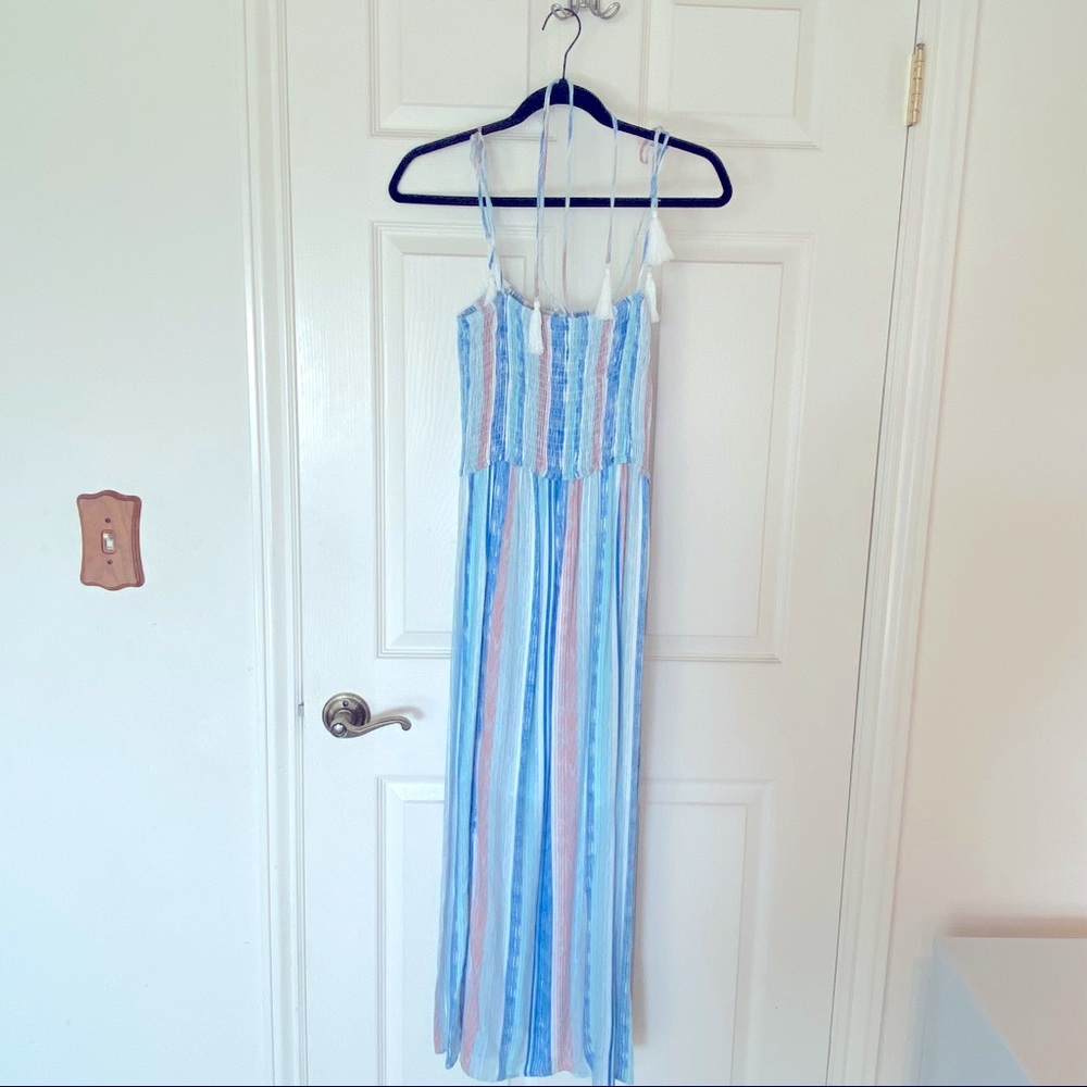 Lush Striped Maxi Dress